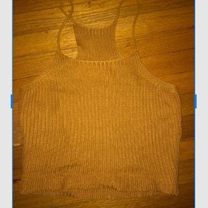 Knitted crop top